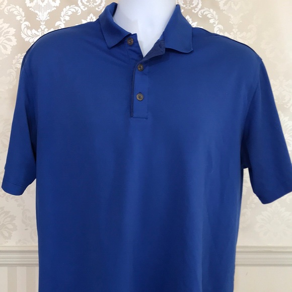 royal blue dri fit polo shirt